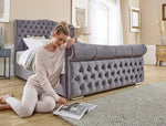 Load image into Gallery viewer, Colorado Sleigh upholstered Bed
