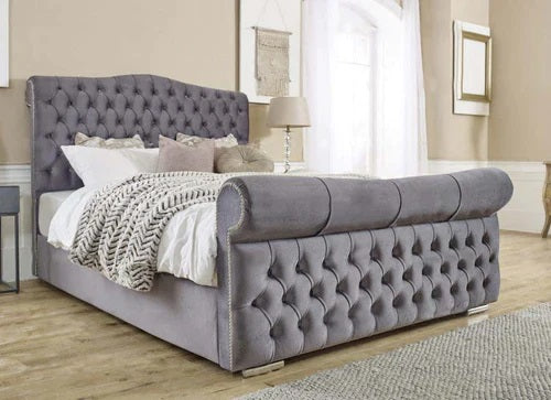 Colorado Sleigh upholstered Bed