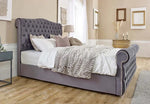 Load image into Gallery viewer, Colorado Sleigh upholstered Bed
